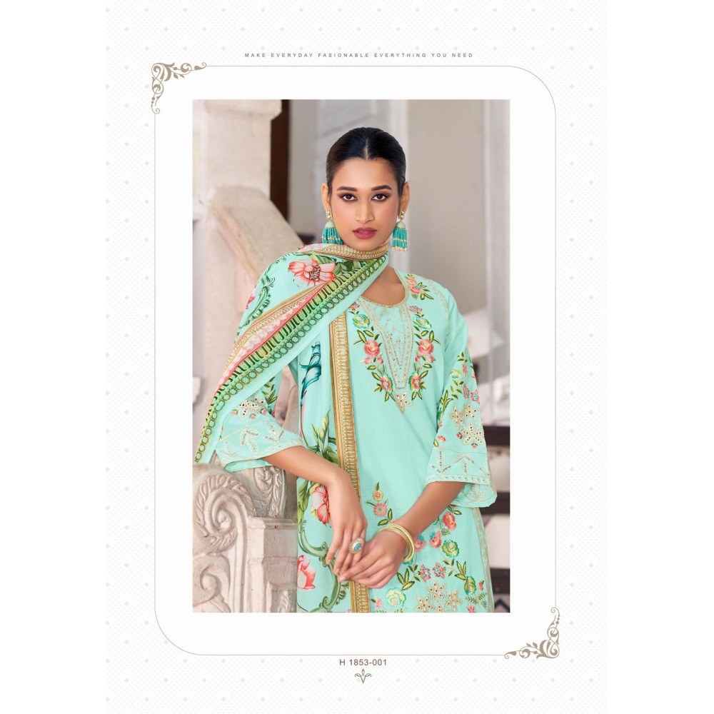 TABEER 19 ALOK SUITS (Cotton Dupatta)