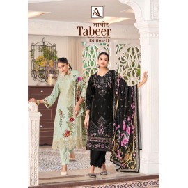 TABEER 19 ALOK SUITS (Cotton Dupatta)
