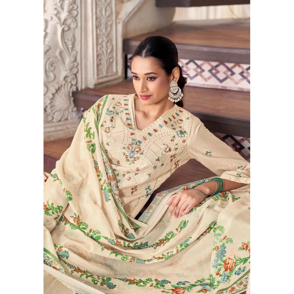 TABEER 19 ALOK SUITS (Cotton Dupatta)
