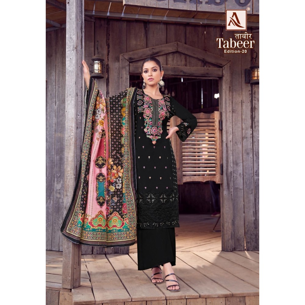 TABEER 20 ALOK SUITS (Cotton Dupatta)