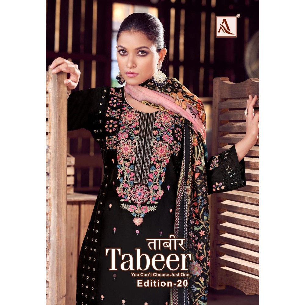 TABEER 20 ALOK SUITS (Cotton Dupatta)