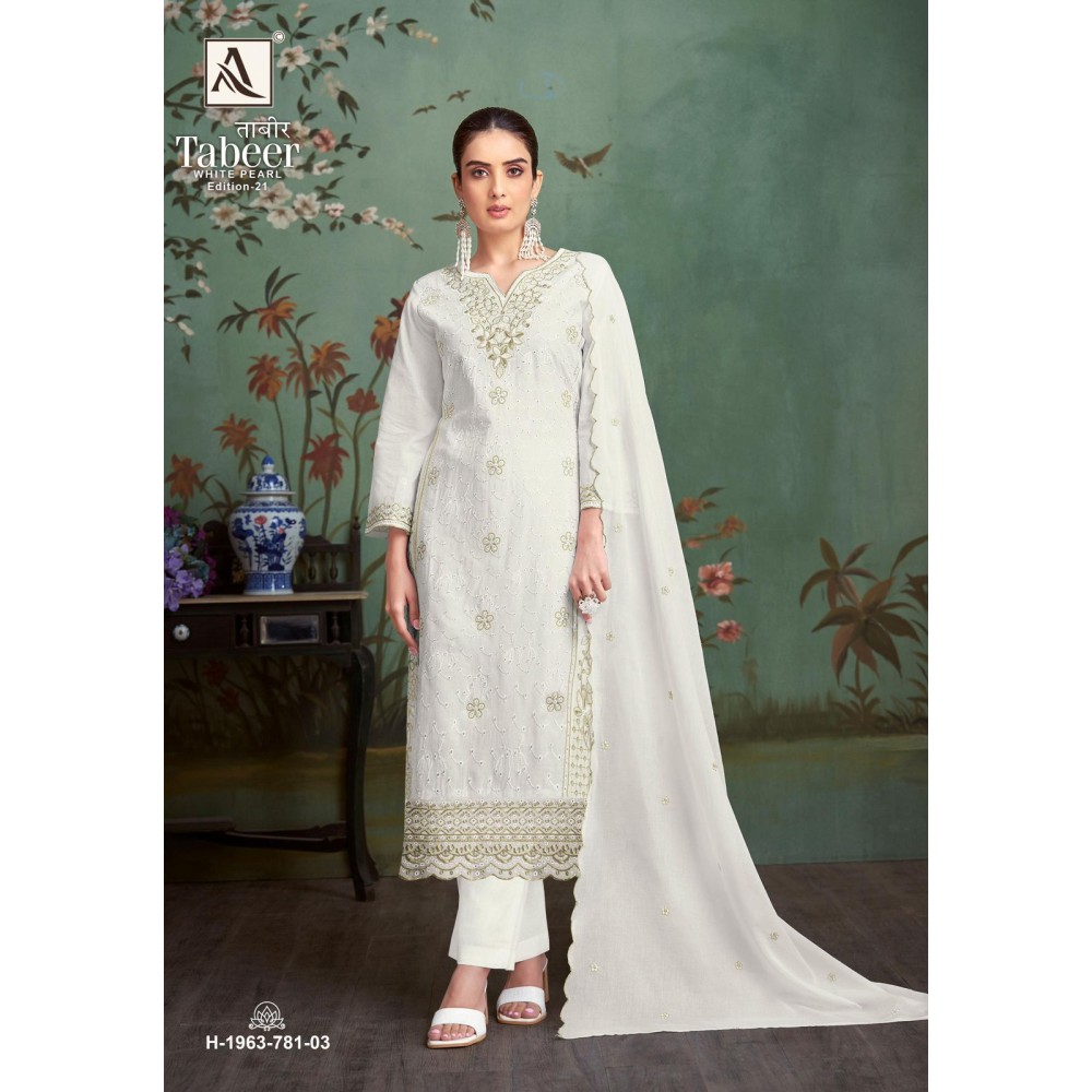TABEER 21 ALOK SUITS (Cotton Dupatta)