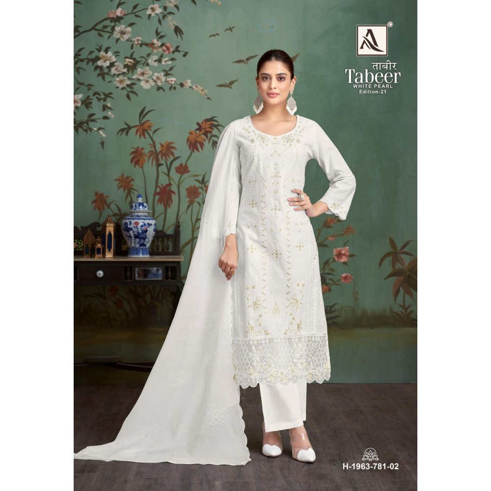 TABEER 21 ALOK SUITS (Cotton Dupatta)