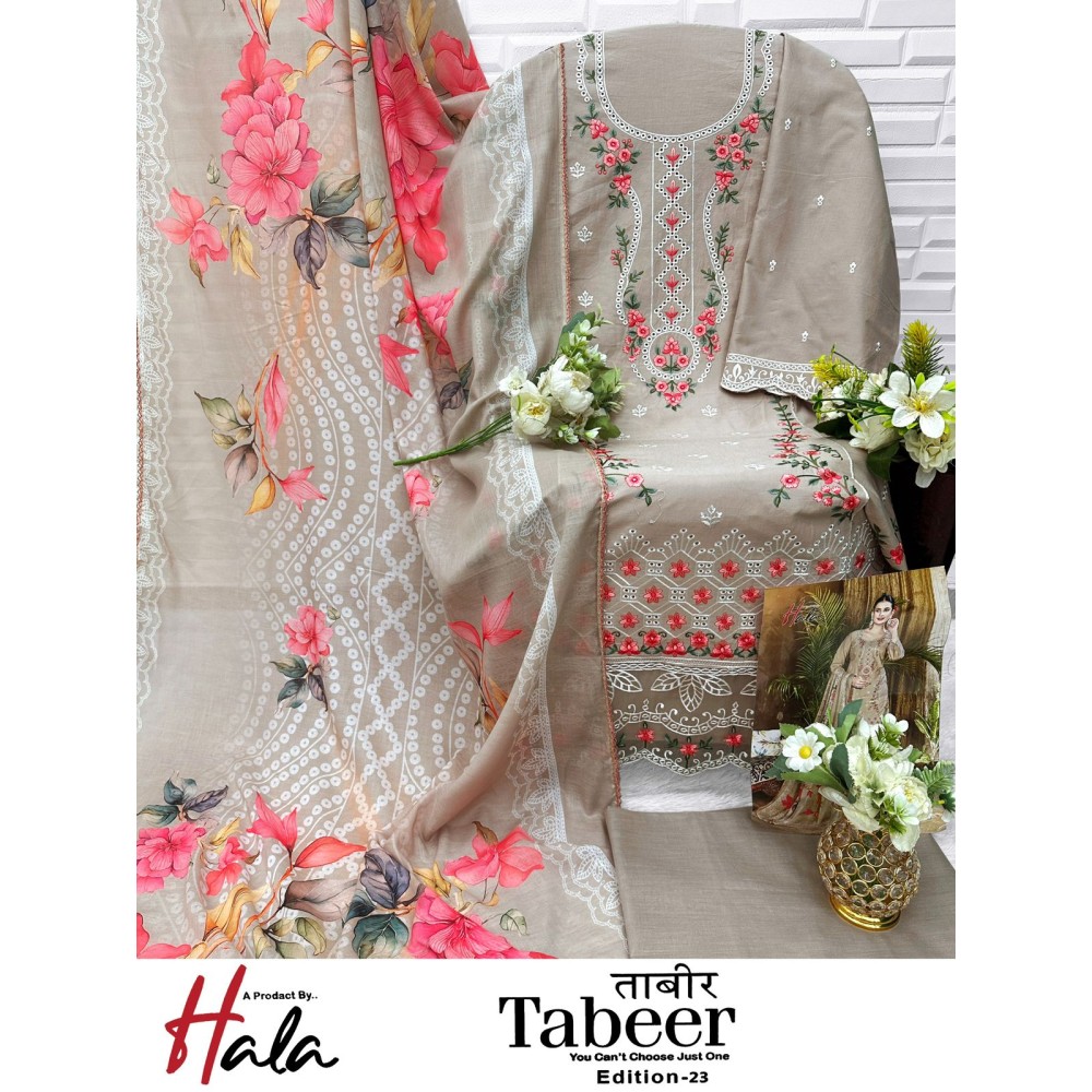 TABEER 23 HALA (Cotton Dupatta)