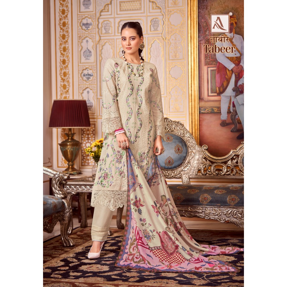 TABEER ALOK SUITS (Cotton Dupatta)