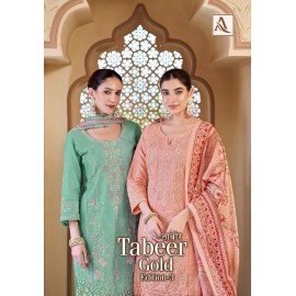 TABEER GOLD 3 ALOK SUITS (Cotton Dupatta)