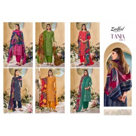 TANIA 5 ZULFAT (Cotton Dupatta)