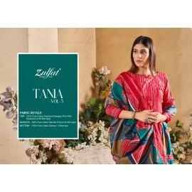 TANIA 5 ZULFAT (Cotton Dupatta)