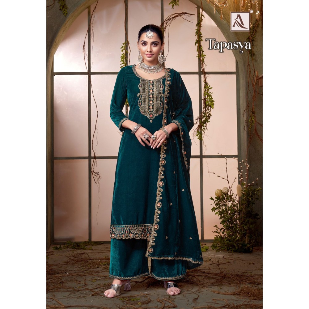 TAPASYA VELVET ALOK SUITS (Winter Collection)