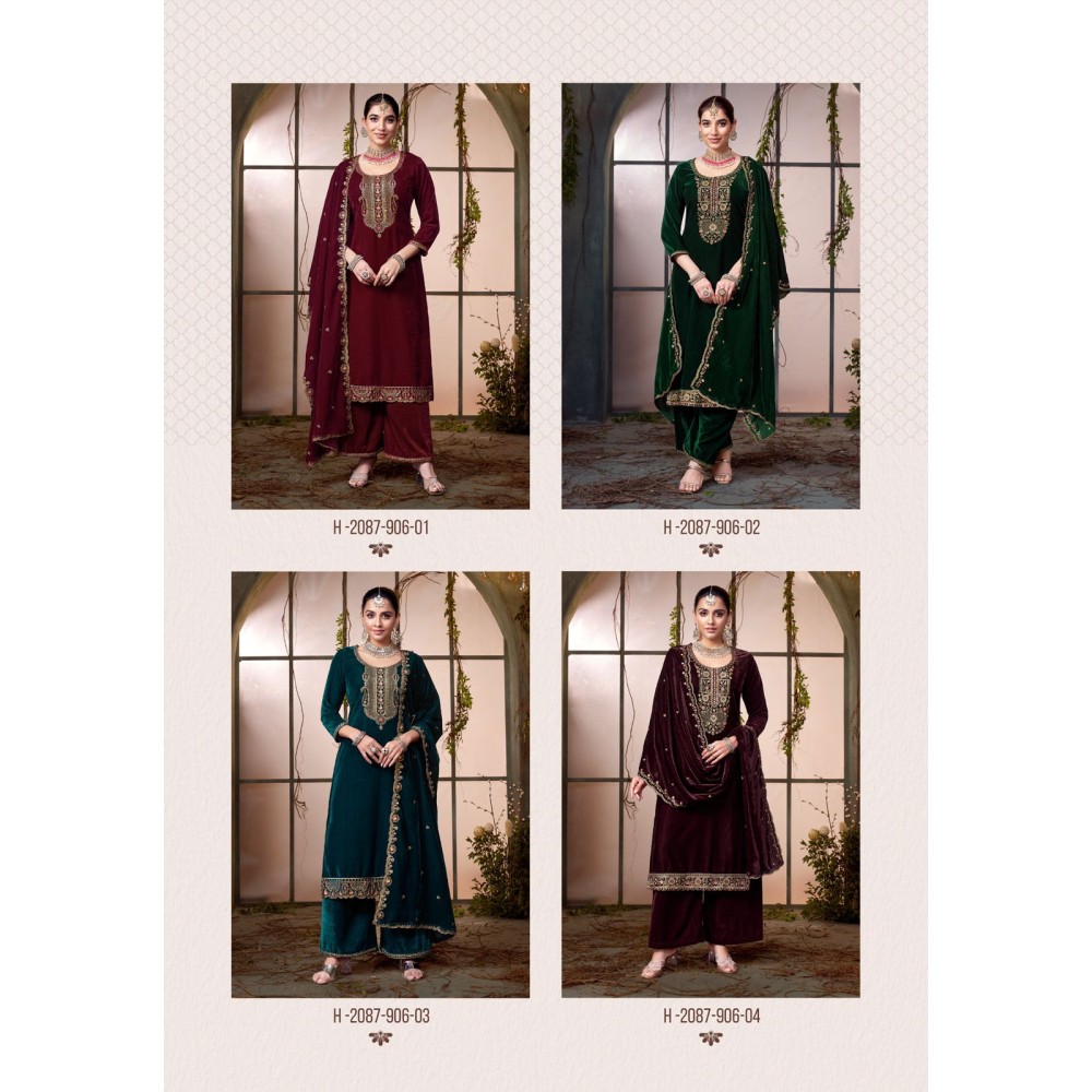 TAPASYA VELVET ALOK SUITS (Winter Collection)