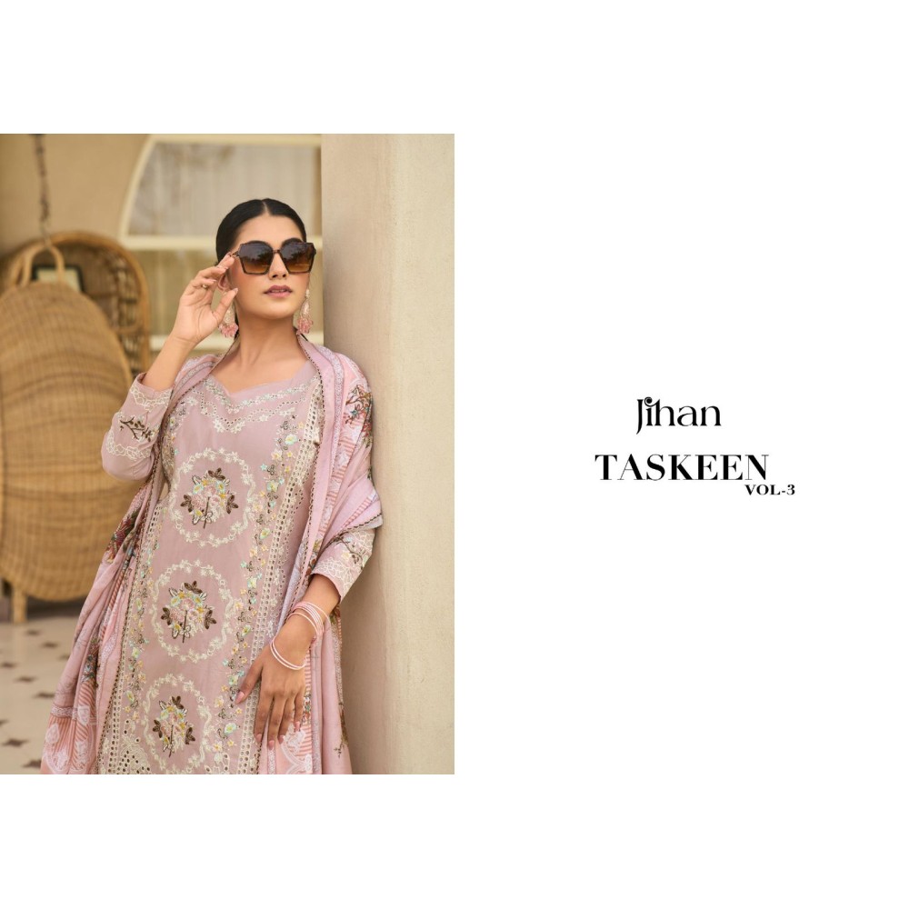 TASKEEN VOL 3 JIHAN (Cotton Dupatta)
