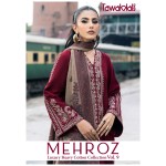 TAWAKKAL FABRICS MEHROZ LUXURY HEAVY COTTON COLLECTION VOL 8 (Cotton Dupatta) 