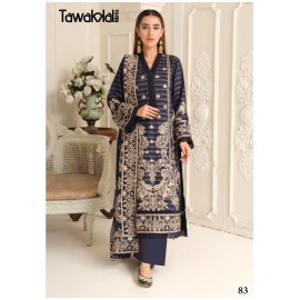 TAWAKKAL FABRICS MEHROZ LUXURY HEAVY COTTON COLLECTION VOL 8 (Cotton Dupatta) 