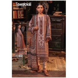 TAWAKKAL FABRICS MEHROZ LUXURY HEAVY COTTON COLLECTION VOL 8 (Cotton Dupatta) 