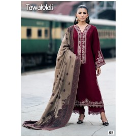 TAWAKKAL FABRICS MEHROZ LUXURY HEAVY COTTON COLLECTION VOL 8 (Cotton Dupatta) 