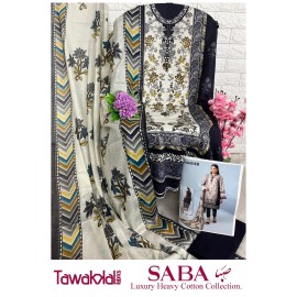 TAWAKKAL FABRICS SABA LUXURY HEAVY COTTON COLLECTION (cotton Dupatta)