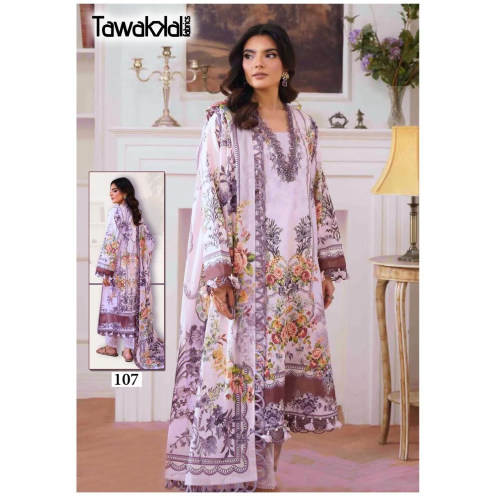 TAWAKKAL FABRICS SABA LUXURY HEAVY COTTON COLLECTION (cotton Dupatta)