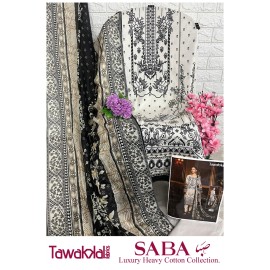 TAWAKKAL FABRICS SABA LUXURY HEAVY COTTON COLLECTION (cotton Dupatta)