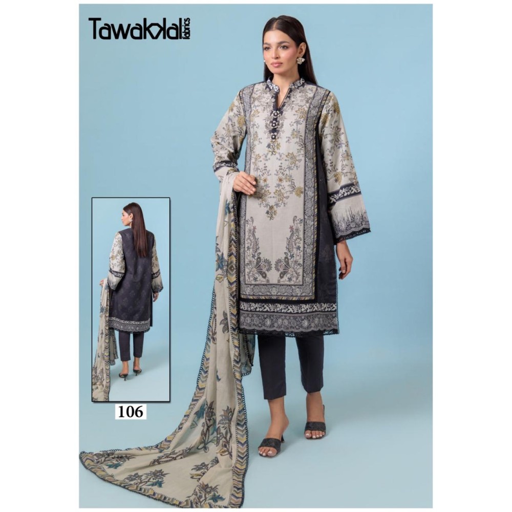 TAWAKKAL FABRICS SABA LUXURY HEAVY COTTON COLLECTION (cotton Dupatta)