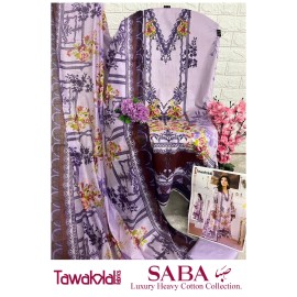 TAWAKKAL FABRICS SABA LUXURY HEAVY COTTON COLLECTION (cotton Dupatta)