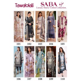 TAWAKKAL FABRICS SABA LUXURY HEAVY COTTON COLLECTION (cotton Dupatta)