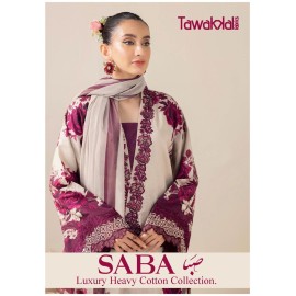 TAWAKKAL FABRICS SABA LUXURY HEAVY COTTON COLLECTION (cotton Dupatta)