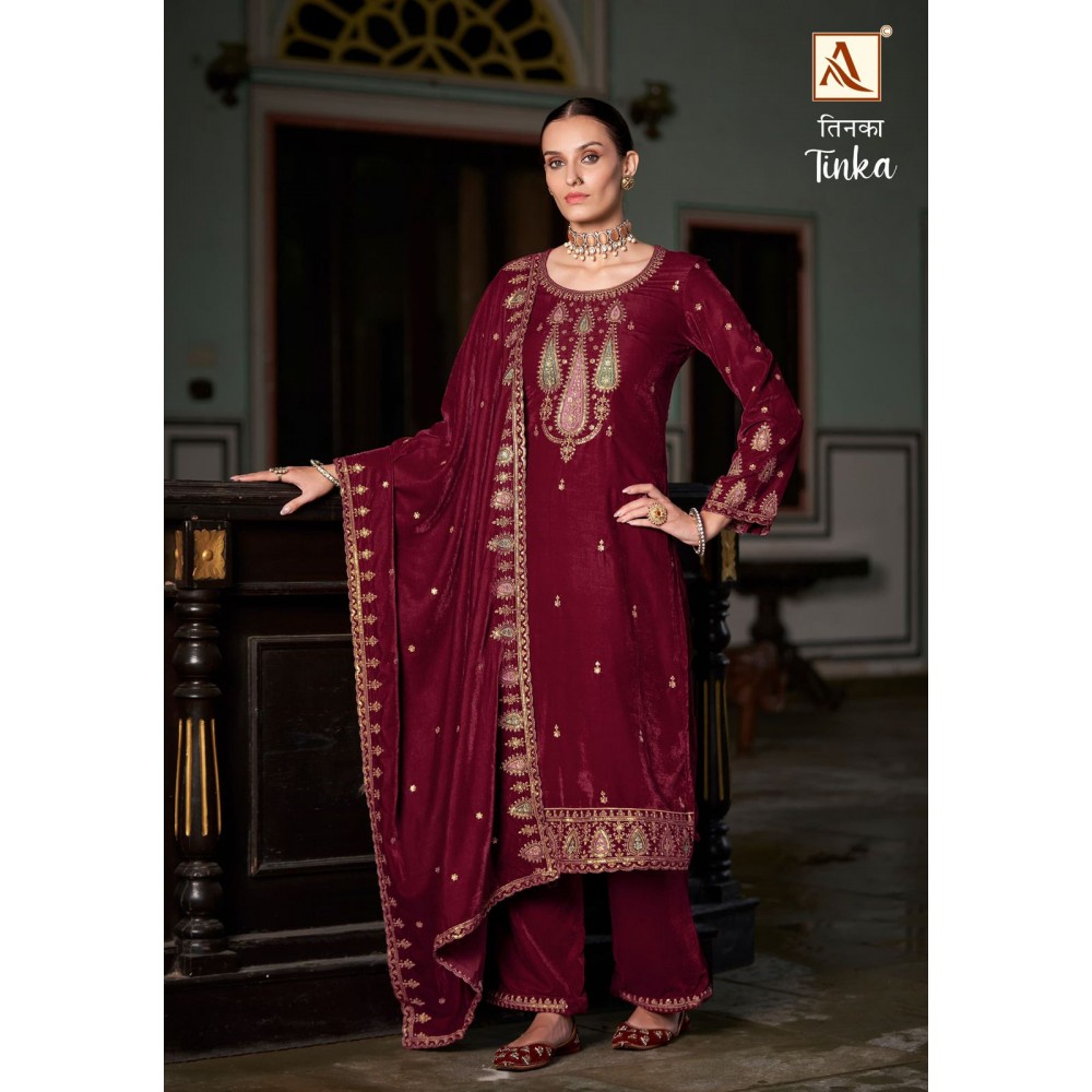 TINKA VELVET ALOK SUITS (Winter Collection)