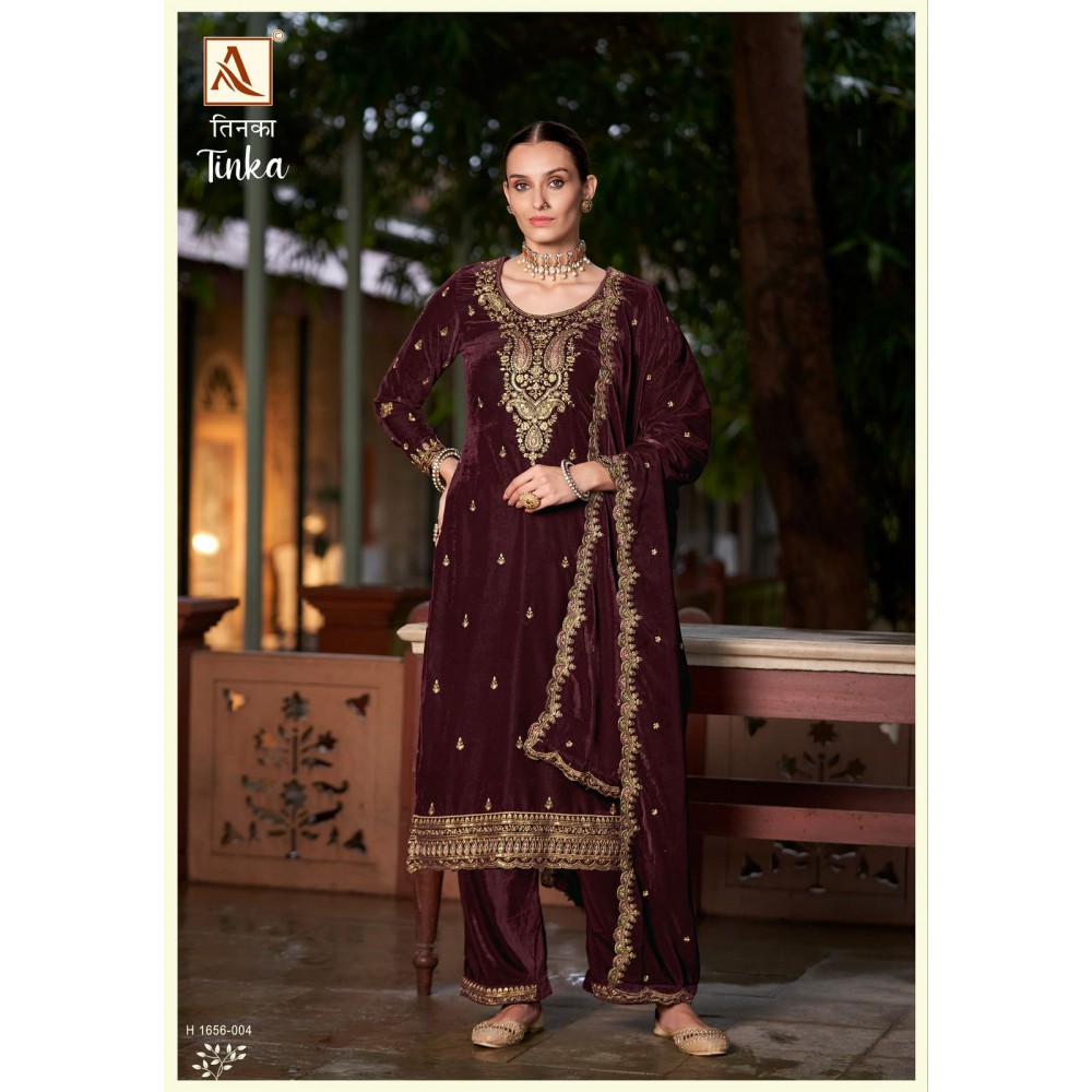 TINKA VELVET ALOK SUITS (Winter Collection)