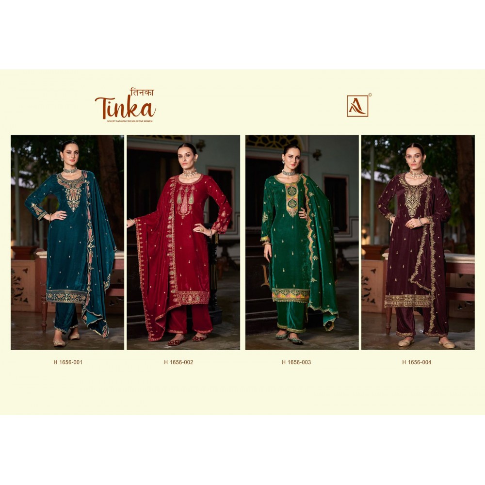 TINKA VELVET ALOK SUITS (Winter Collection)