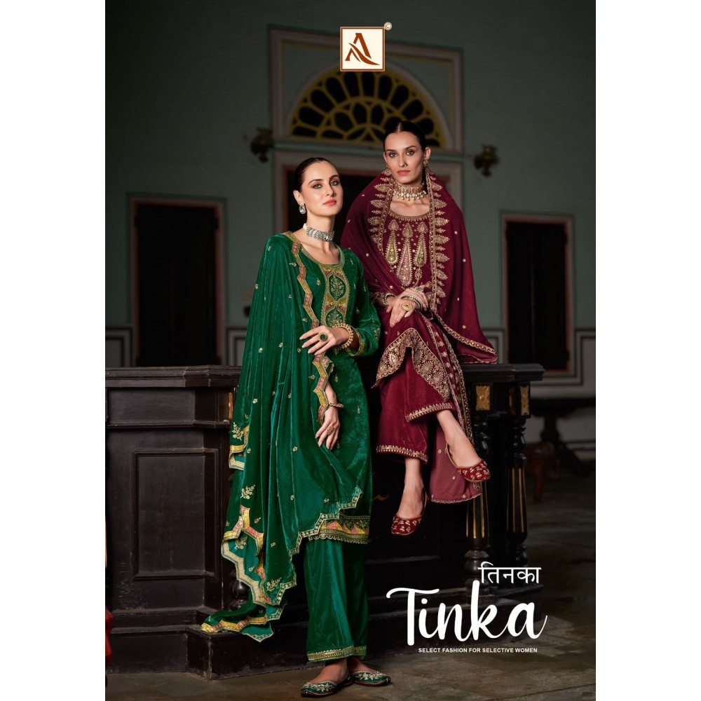 TINKA VELVET ALOK SUITS (Winter Collection)