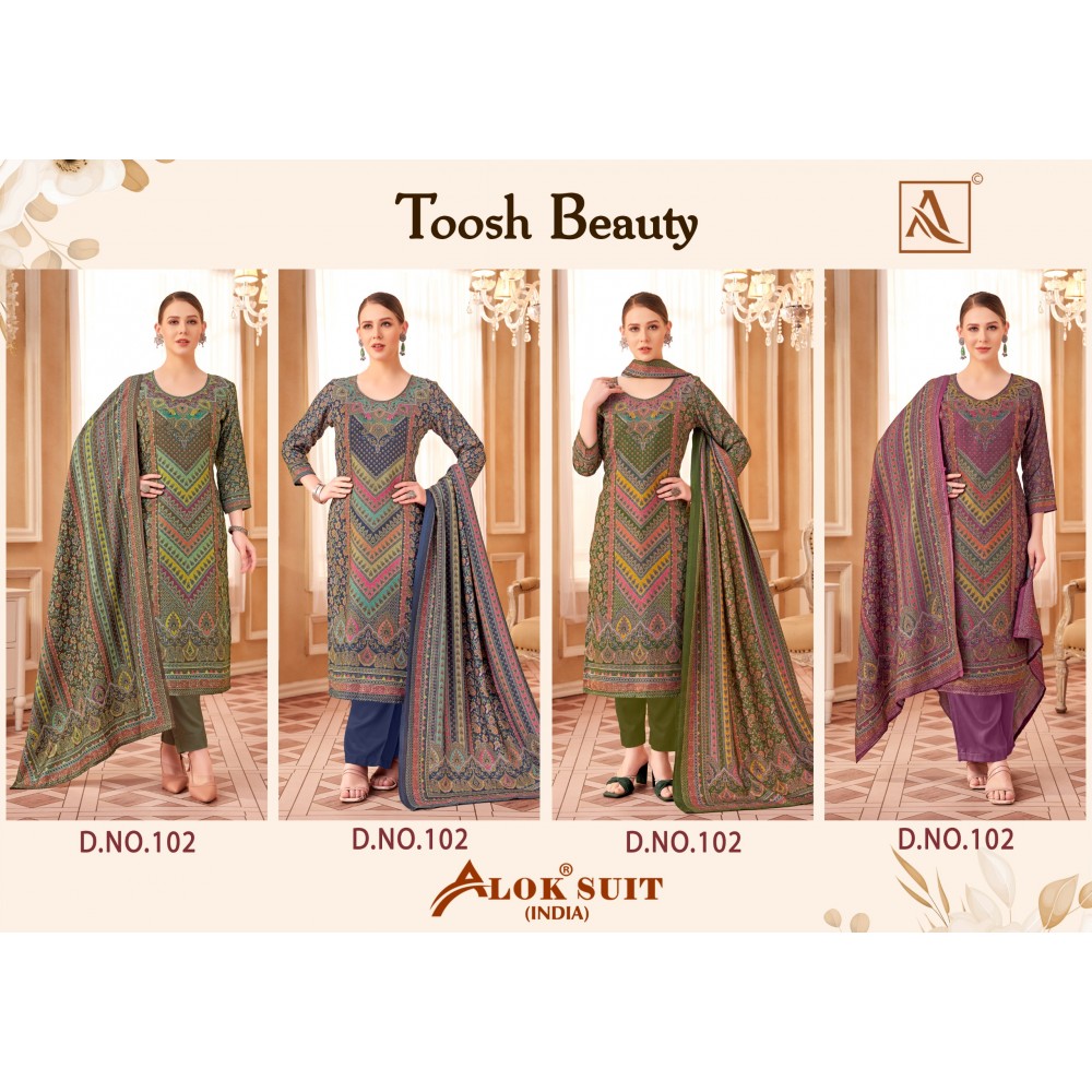 TOOSH-BEAUTY 102 ALOK SUITS (Winter Collection)