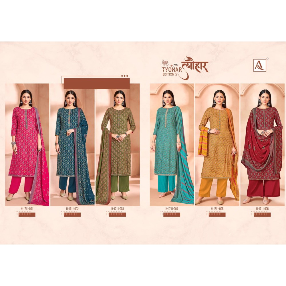 TYOHAAR 5 ALOK SUITS  (Winter Collection)