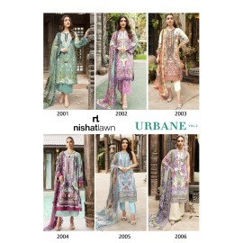 URBANE VOL 2 NISHAT PRINTS (Cotton Dupatta)