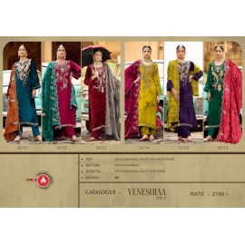 VENESHIAA VOL 2 MAKHMAL VELVET FOURDOTS (winter Collection)