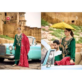VENESHIAA VOL 2 MAKHMAL VELVET FOURDOTS (winter Collection)