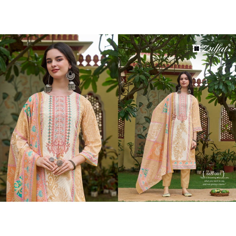 VENISHA VOL 2 ZULFAT (Cotton Dupatta)
