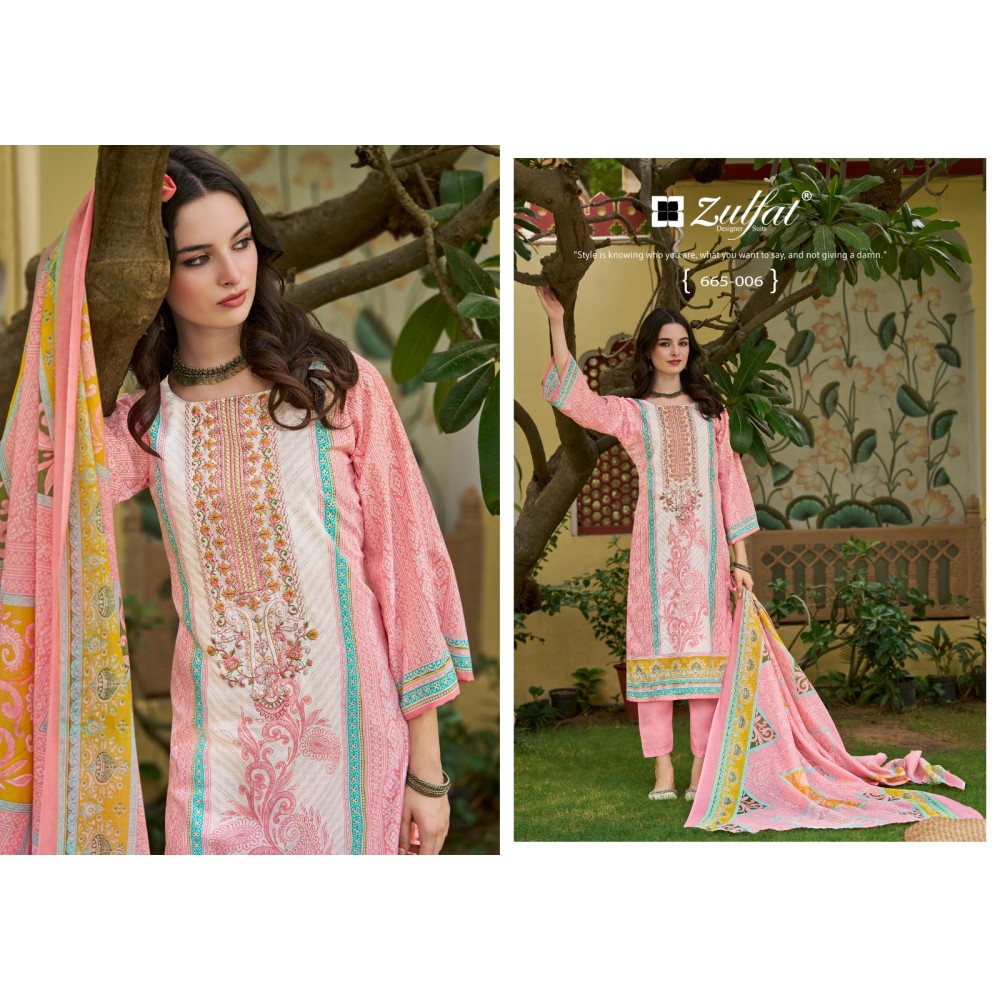VENISHA VOL 2 ZULFAT (Cotton Dupatta)