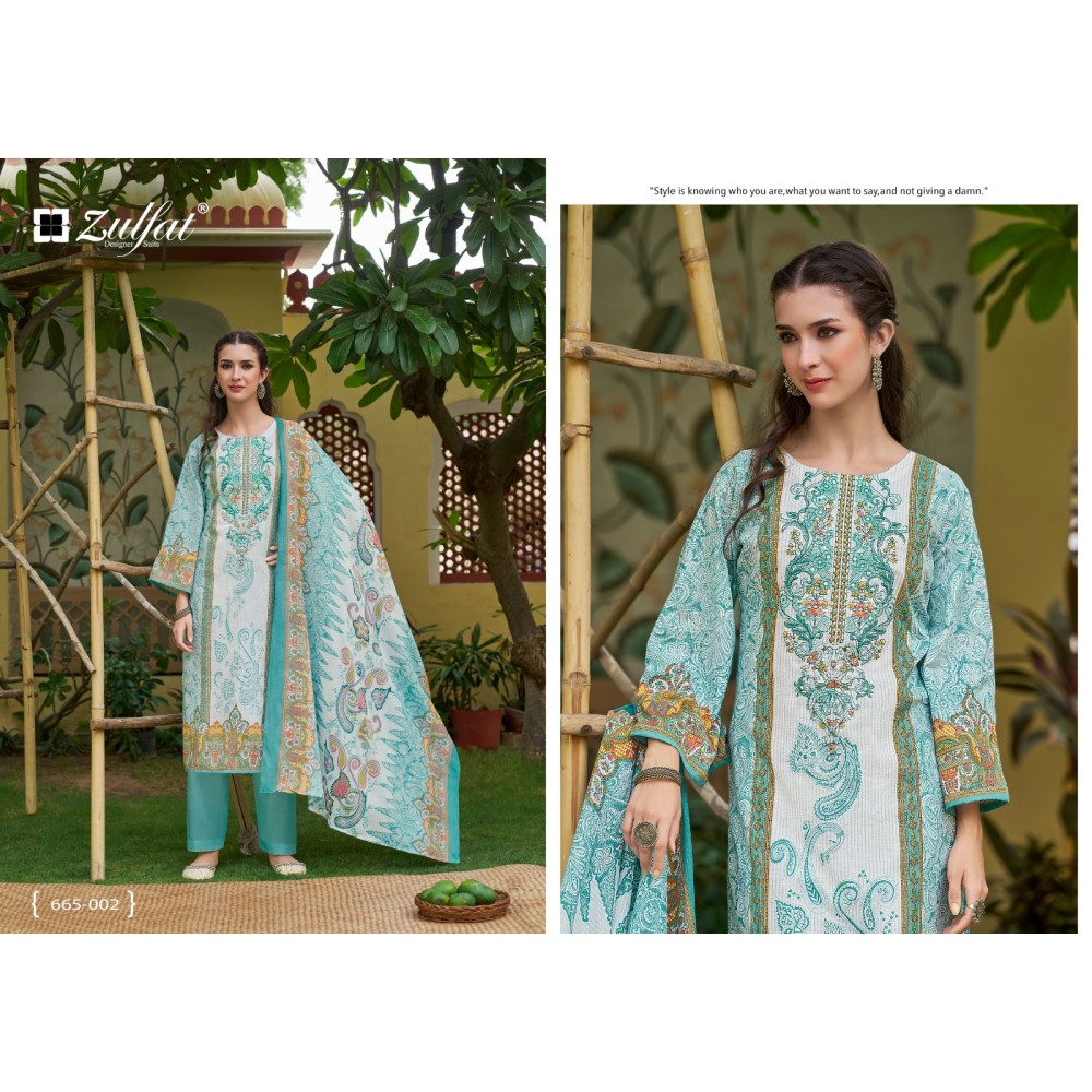 VENISHA VOL 2 ZULFAT (Cotton Dupatta)