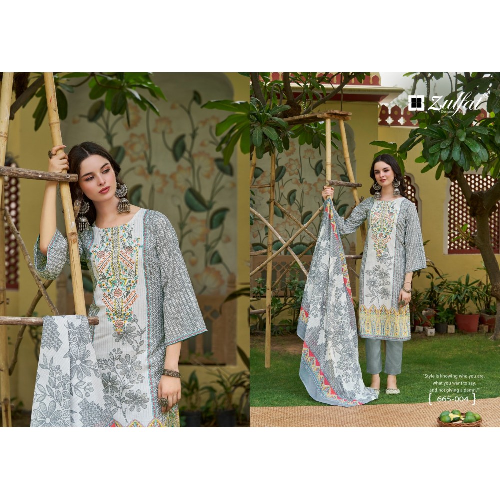 VENISHA VOL 2 ZULFAT (Cotton Dupatta)