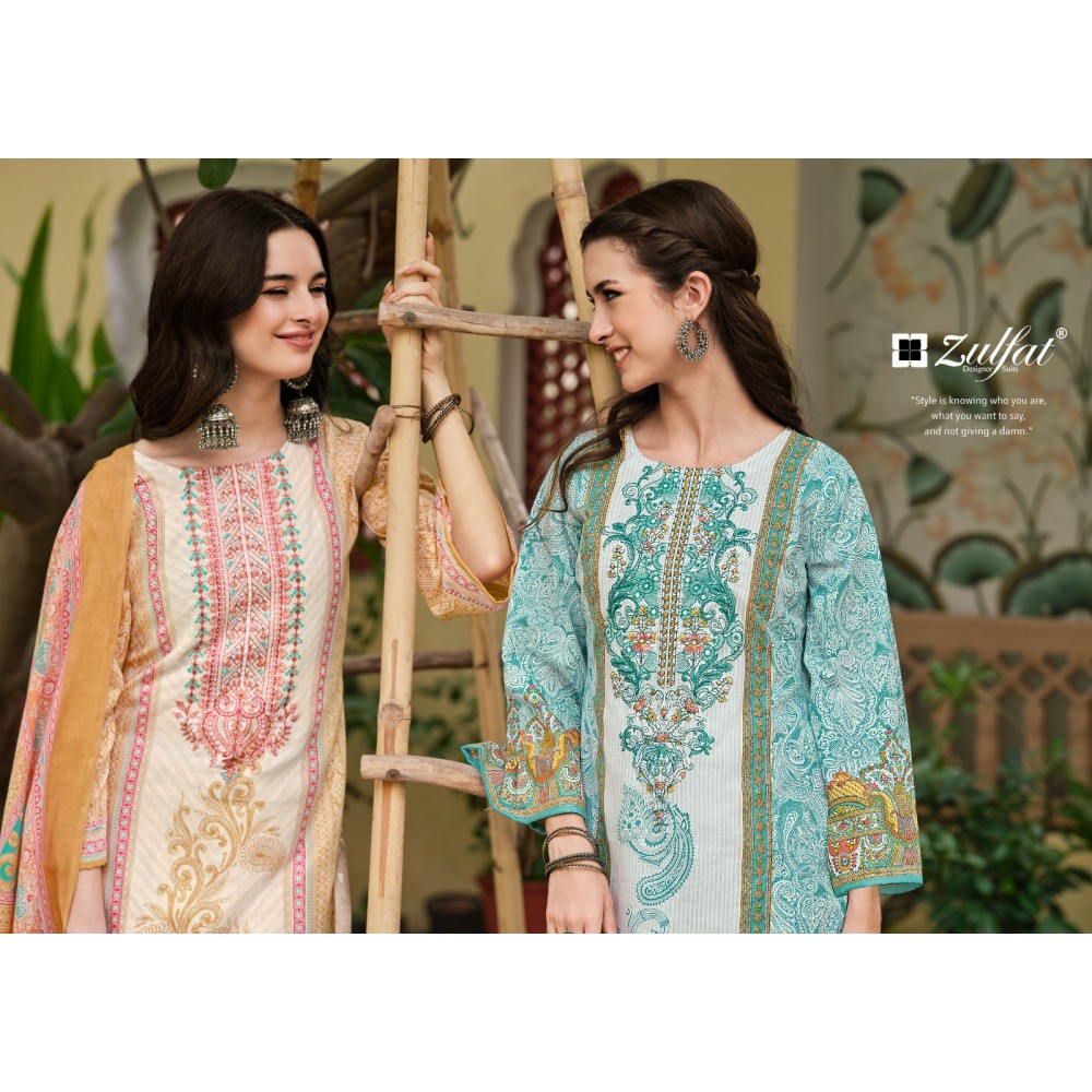 VENISHA VOL 2 ZULFAT (Cotton Dupatta)