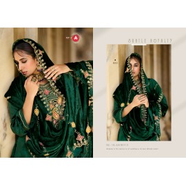 VIBECAST MAKHMAL VELVET FOURDOTS (winter Collection)