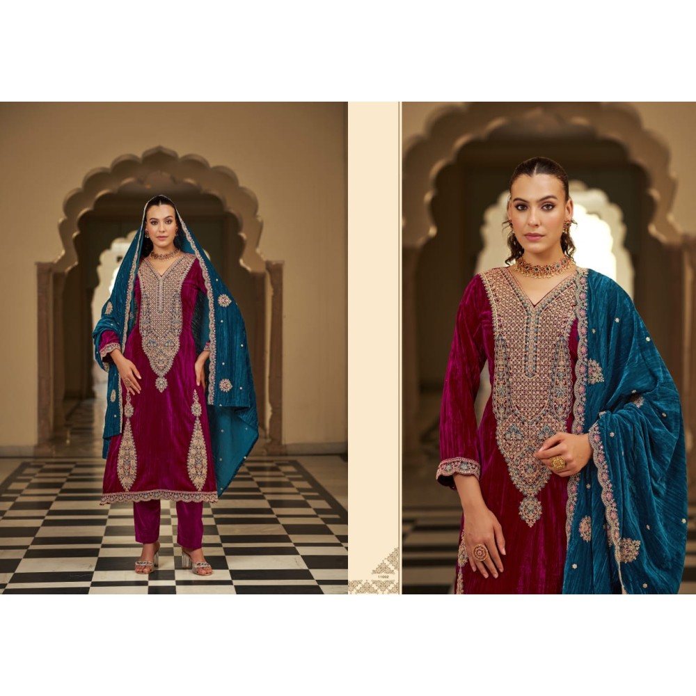 VIVAAH VELVET RK GOLD (Winter Collection)