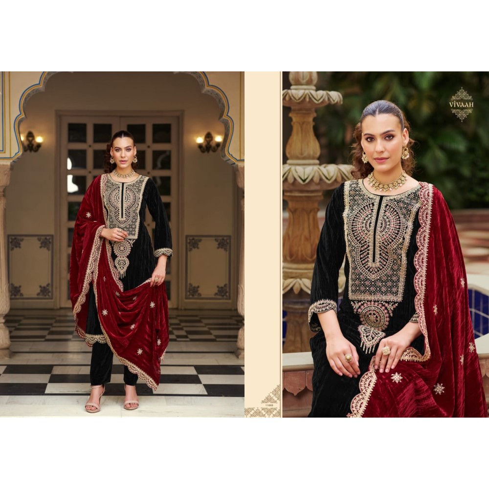 VIVAAH VELVET RK GOLD (Winter Collection)