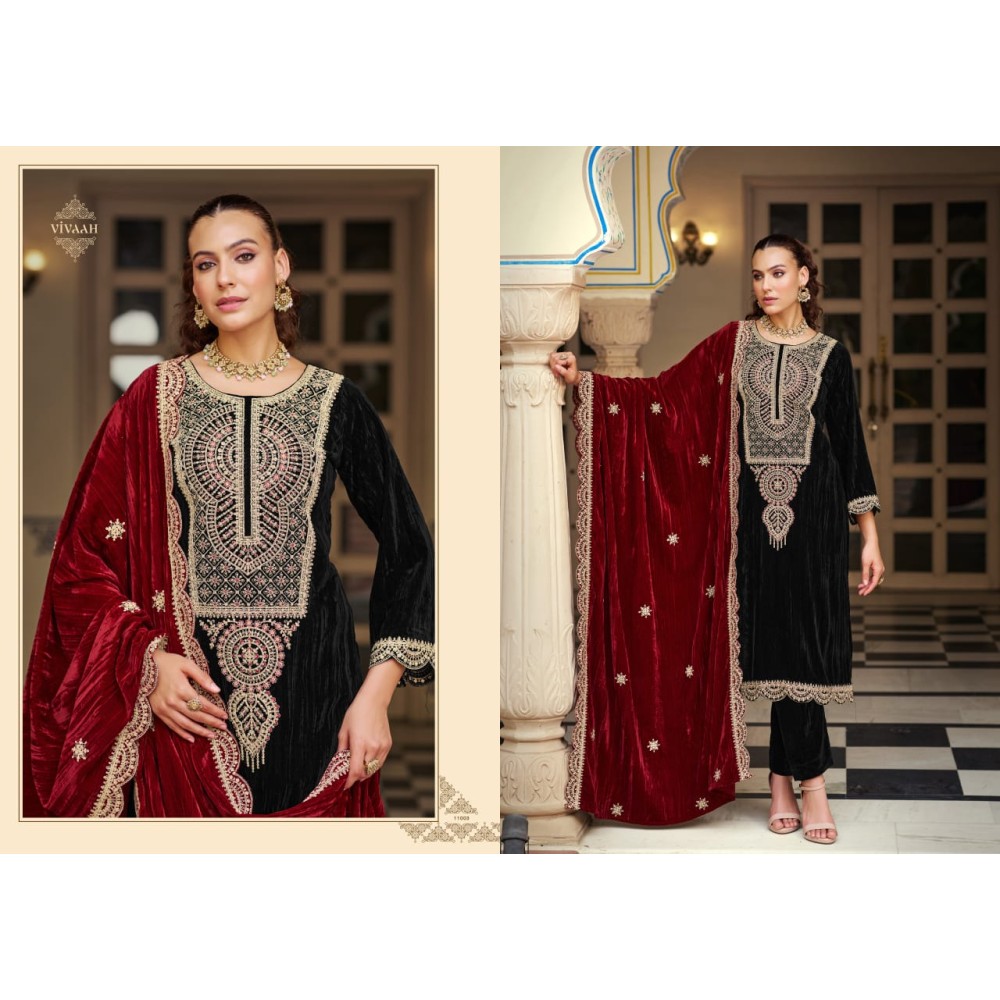 VIVAAH VELVET RK GOLD (Winter Collection)