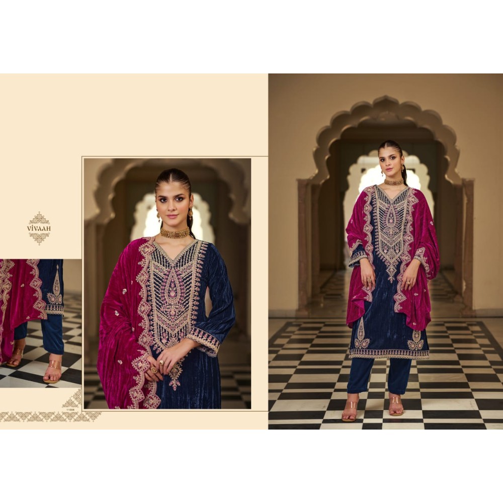 VIVAAH VELVET RK GOLD (Winter Collection) VIVAAH VELVET RK GOLD (Winter Collection)
