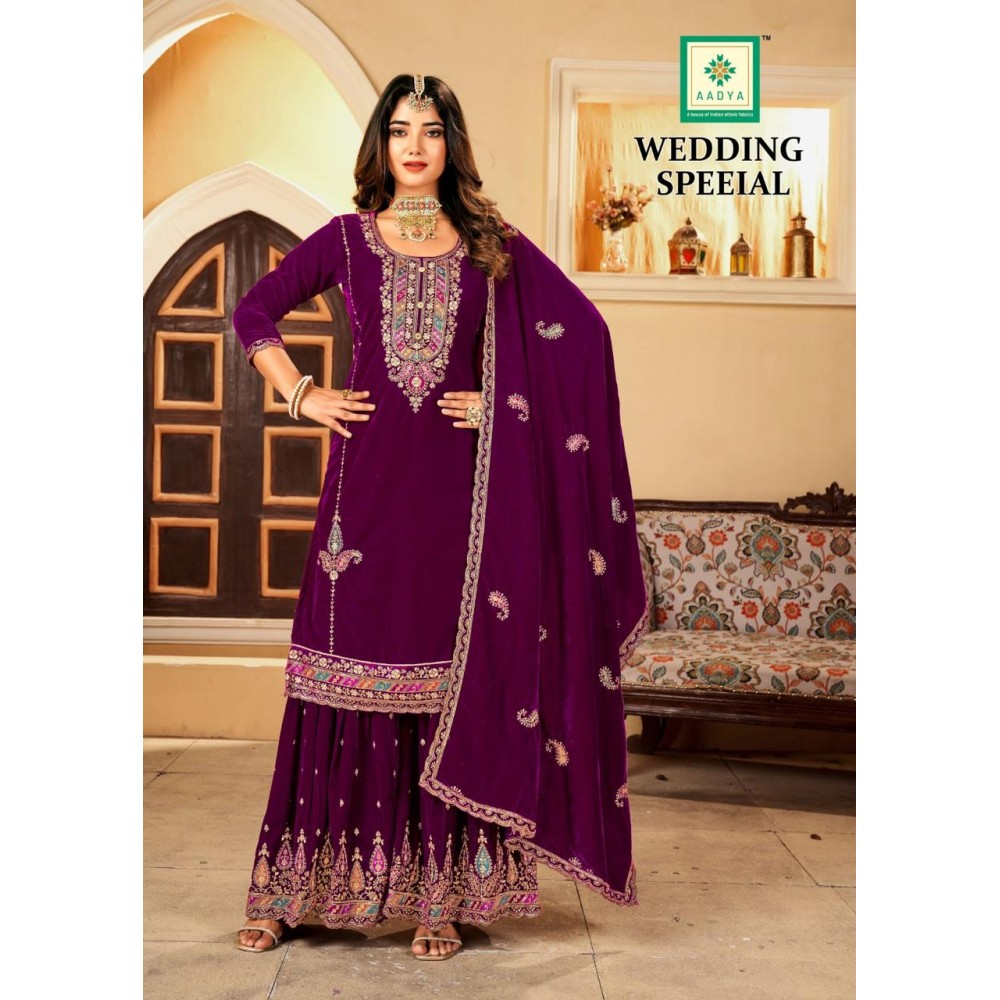 WEDDING SPECIAL AADYA VELVET (Winter Collection)