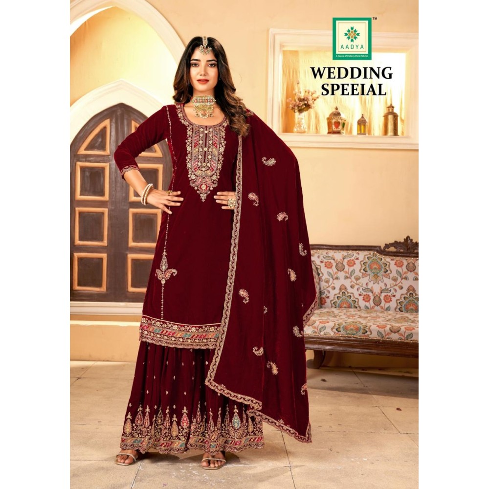 WEDDING SPECIAL AADYA VELVET (Winter Collection)