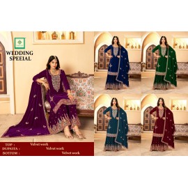 WEDDING SPECIAL AADYA VELVET (Winter Collection)