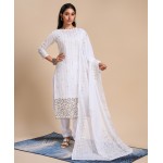 WHITE BEAUTY SHIVAM EXPORT (Cotton Dupatta)