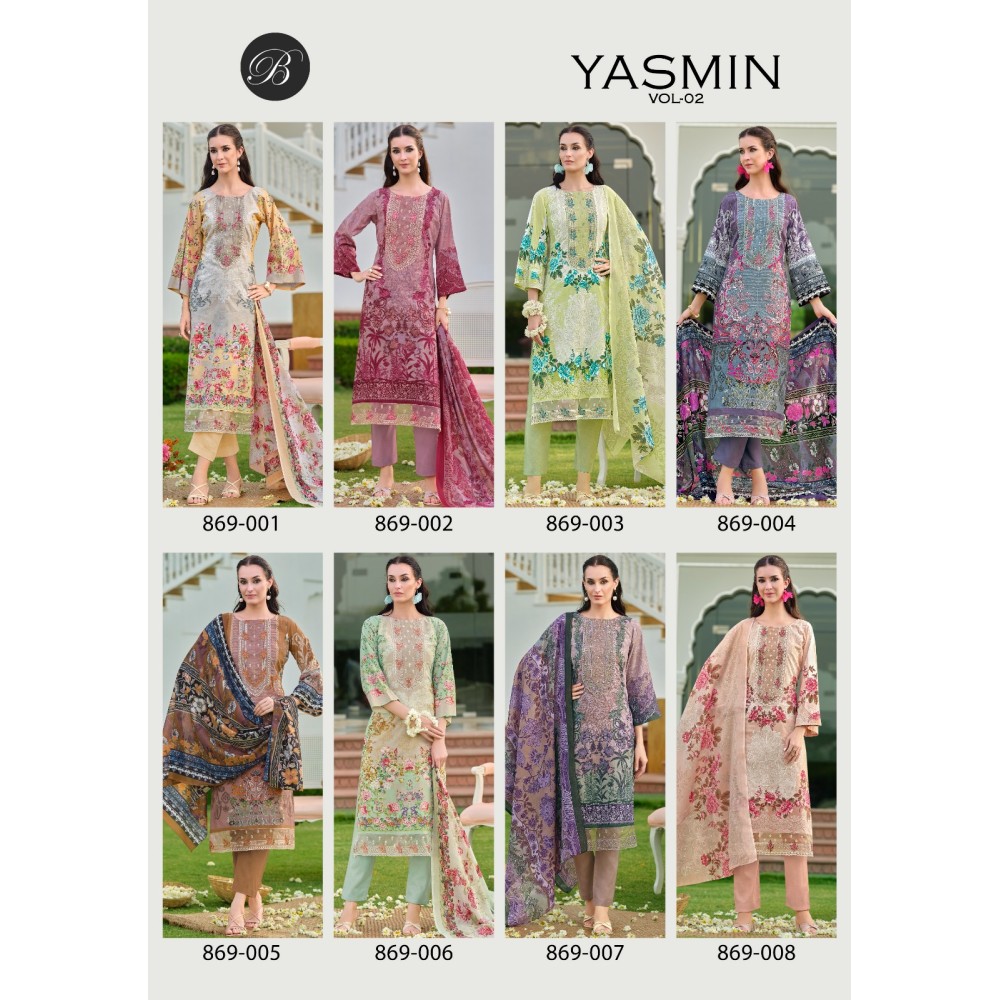 YASMIN 2 BELLIZA (Cotton Dupatta)